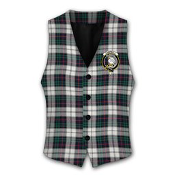 ScotsTee Shop Scottish Campbell of Cawdor Dress Modern Crest Tartan Waistcoat Sleeveless Suit Vest