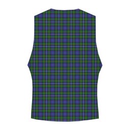 ScotsTee Shop Scottish Donnachaidh Crest Tartan Waistcoat Sleeveless Suit Vest