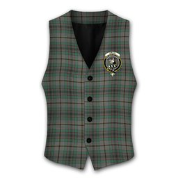ScotsTee Shop Scottish Craig Crest Tartan Waistcoat Sleeveless Suit Vest