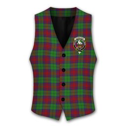 ScotsTee Shop Scottish Cranston Dress Crest Tartan Waistcoat Sleeveless Suit Vest