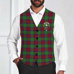 ScotsTee Shop Scottish Cranston Dress Crest Tartan Waistcoat Sleeveless Suit Vest