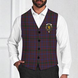 ScotsTee Shop Scottish Cumming Crest Tartan Waistcoat Sleeveless Suit Vest