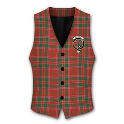 ScotsTee Shop Scottish Dalzell Ancient Crest Tartan Waistcoat Sleeveless Suit Vest