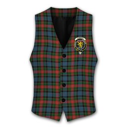 ScotsTee Shop Scottish Cumming 1831 Crest Tartan Waistcoat Sleeveless Suit Vest