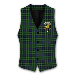 ScotsTee Shop Scottish Campbell of Breadalbane Crest Tartan Waistcoat Sleeveless Suit Vest