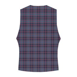 ScotsTee Shop Scottish Cochrane Azure Crest Tartan Waistcoat Sleeveless Suit Vest