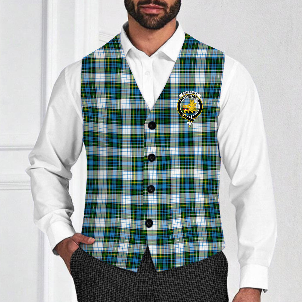 ScotsTee Shop Scottish Campbell Dress Crest Tartan Waistcoat Sleeveless Suit Vest