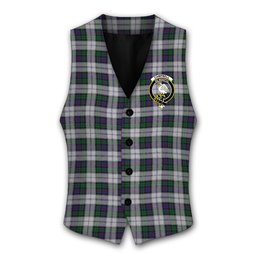 ScotsTee Shop Scottish Campbell of Cawdor Dress Crest Tartan Waistcoat Sleeveless Suit Vest