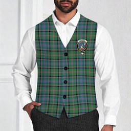 ScotsTee Shop Scottish Cooper Ancient Crest Tartan Waistcoat Sleeveless Suit Vest