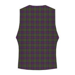 ScotsTee Shop Scottish Donald of Clan Ranald Modern Crest Tartan Waistcoat Sleeveless Suit Vest