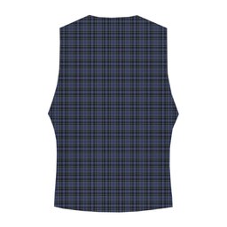 ScotsTee Shop Scottish Clark (Clergy) Modern Clan Crest Tartan Waistcoat Sleeveless Suit Vest