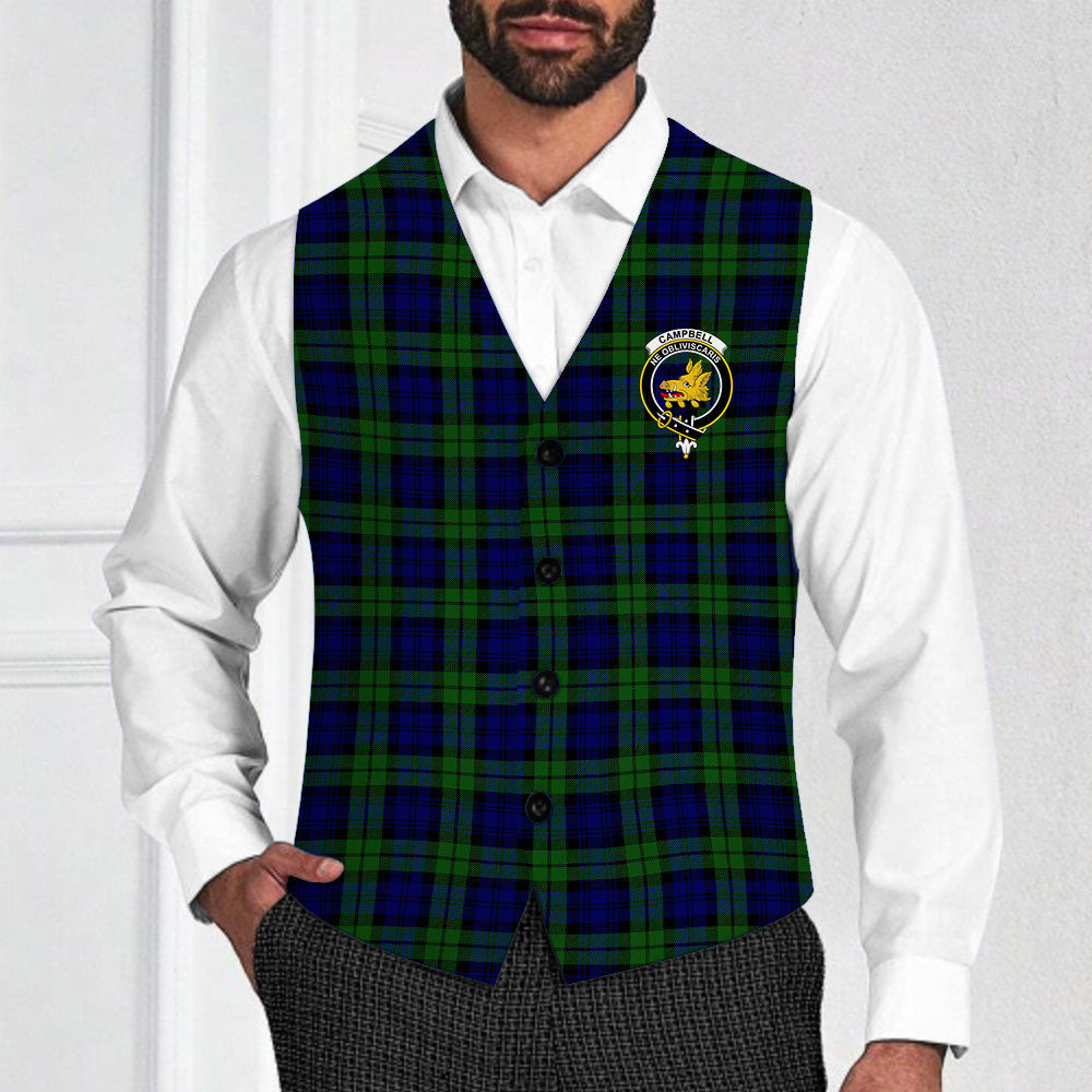 ScotsTee Shop Scottish Campbell Modern Crest Tartan Waistcoat Sleeveless Suit Vest