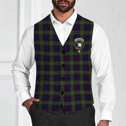 ScotsTee Shop Scottish Cunningham Hunting Crest Tartan Waistcoat Sleeveless Suit Vest