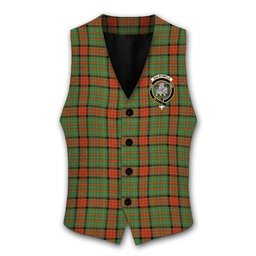 ScotsTee Shop Scottish Dalrymple of Castleton #2 Ancient Crest Tartan Waistcoat Sleeveless Suit Vest