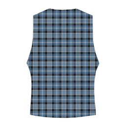 ScotsTee Shop Scottish Clark Modern Crest Tartan Waistcoat Sleeveless Suit Vest
