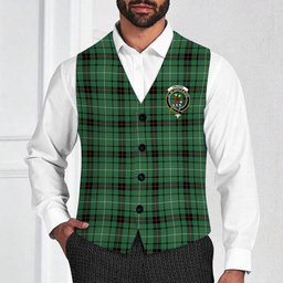 ScotsTee Shop Scottish Fraser Gathering Hunting Ancient Crest Tartan Waistcoat Sleeveless Suit Vest