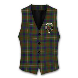 ScotsTee Shop Scottish Fraser Hunting Crest Tartan Waistcoat Sleeveless Suit Vest