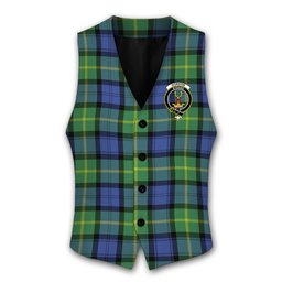 ScotsTee Shop Scottish Gordon Old Ancient Crest Tartan Waistcoat Sleeveless Suit Vest