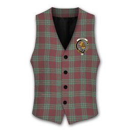 ScotsTee Shop Scottish Gregor Hunting Ancient Crest Tartan Waistcoat Sleeveless Suit Vest