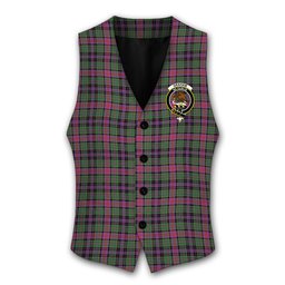 ScotsTee Shop Scottish Graham of Airth Ancient Crest Tartan Waistcoat Sleeveless Suit Vest
