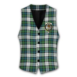 ScotsTee Shop Scottish Graham Dress Ancient Crest Tartan Waistcoat Sleeveless Suit Vest