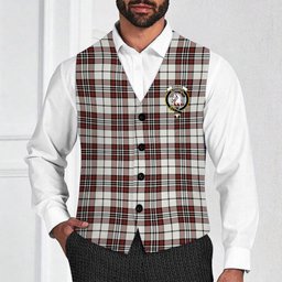 ScotsTee Shop Scottish Dunbar Plaid Ancient Crest Tartan Waistcoat Sleeveless Suit Vest