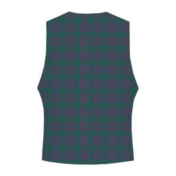 ScotsTee Shop Scottish Elphinstone Modern Crest Tartan Waistcoat Sleeveless Suit Vest