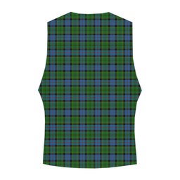 ScotsTee Shop Scottish Forsyth 1795 Crest Tartan Waistcoat Sleeveless Suit Vest