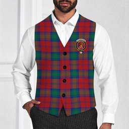 ScotsTee Shop Scottish Fotheringhame Crest Tartan Waistcoat Sleeveless Suit Vest