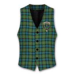 ScotsTee Shop Scottish Ferguson Ancient Clan Crest Tartan Waistcoat Sleeveless Suit Vest