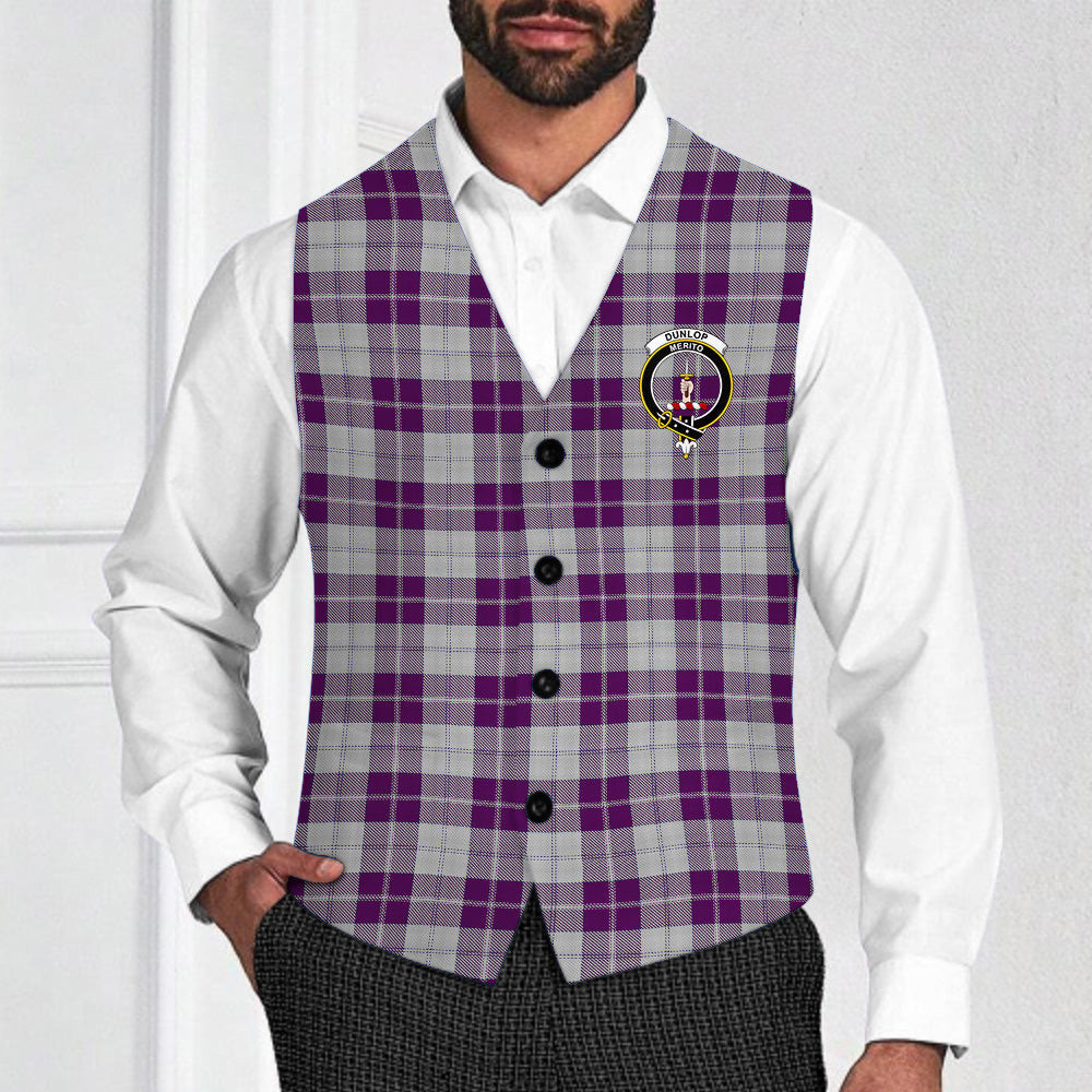 ScotsTee Shop Scottish Dunlop Dress Crest Tartan Waistcoat Sleeveless Suit Vest