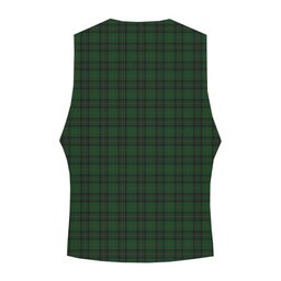 ScotsTee Shop Scottish Forbes 1842 Crest Tartan Waistcoat Sleeveless Suit Vest
