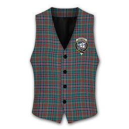 ScotsTee Shop Scottish Galbraith Old Modern Crest Tartan Waistcoat Sleeveless Suit Vest