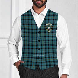ScotsTee Shop Scottish Fleming Ancient Crest Tartan Waistcoat Sleeveless Suit Vest