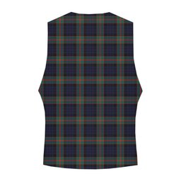ScotsTee Shop Scottish Fletcher of Dunans Modern Crest Tartan Waistcoat Sleeveless Suit Vest