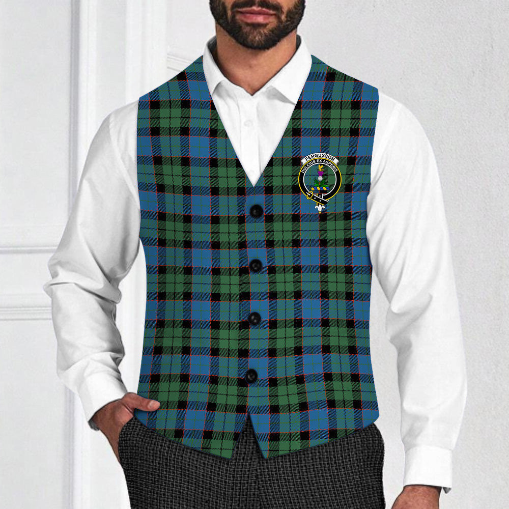 ScotsTee Shop Scottish Ferguson of Balquhidder Ancient Crest Tartan Waistcoat Sleeveless Suit Vest
