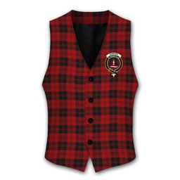 ScotsTee Shop Scottish Erskine MacGregor-Hastie Crest Tartan Waistcoat Sleeveless Suit Vest