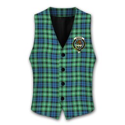 ScotsTee Shop Scottish Graham of Montrose Ancient Crest Tartan Waistcoat Sleeveless Suit Vest