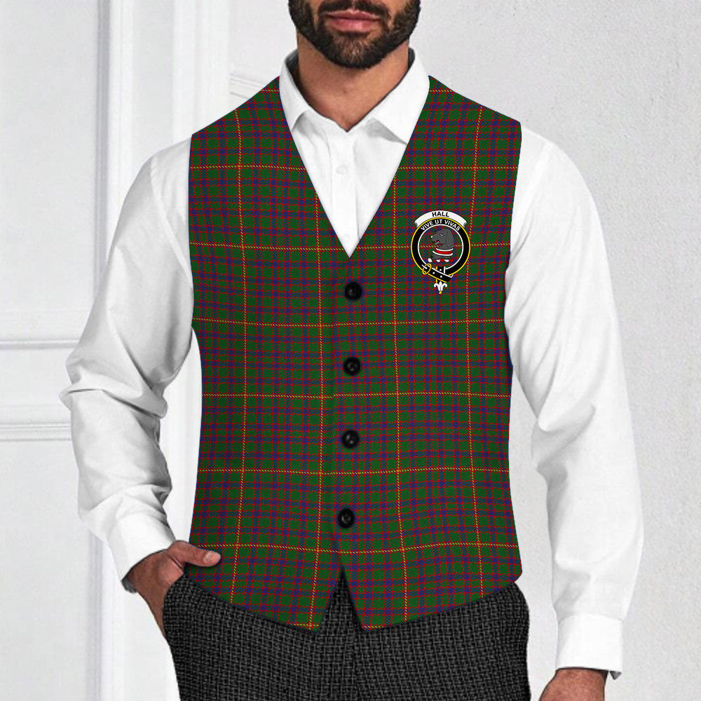 ScotsTee Shop Scottish Hall 1994 Crest Tartan Waistcoat Sleeveless Suit Vest