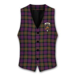 ScotsTee Shop Scottish Gillon Crest Tartan Waistcoat Sleeveless Suit Vest