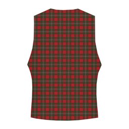 ScotsTee Shop Scottish Gregor Crest Tartan Waistcoat Sleeveless Suit Vest