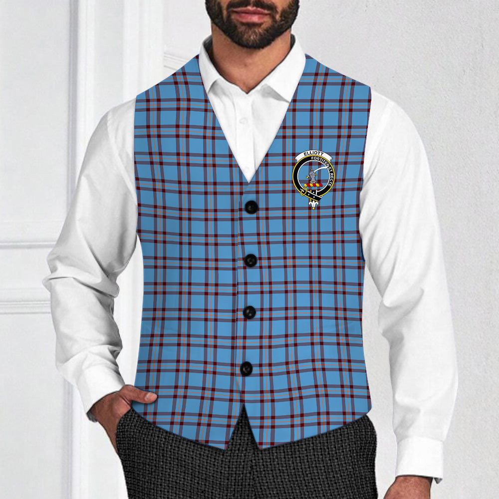 ScotsTee Shop Scottish Elliot Ancient Crest Tartan Waistcoat Sleeveless Suit Vest