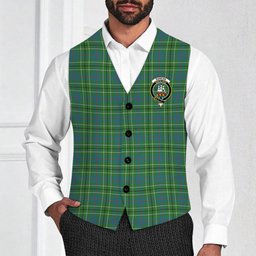 ScotsTee Shop Scottish Duncan Ancient Clan Crest Tartan Waistcoat Sleeveless Suit Vest