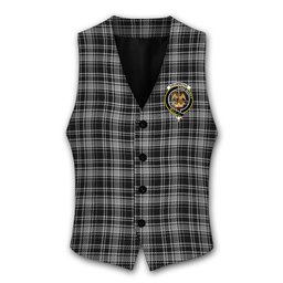 ScotsTee Shop Scottish Drummond Grey Clans Originaux Crest Tartan Waistcoat Sleeveless Suit Vest