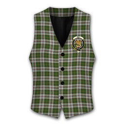 ScotsTee Shop Scottish Hay White Dress Crest Tartan Waistcoat Sleeveless Suit Vest