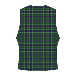 ScotsTee Shop Scottish Duncan Crest Tartan Waistcoat Sleeveless Suit Vest