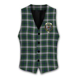 ScotsTee Shop Scottish Forbes Dress Crest Tartan Waistcoat Sleeveless Suit Vest