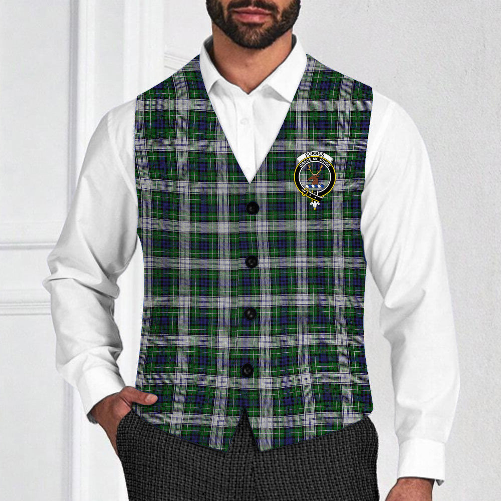ScotsTee Shop Scottish Forbes Dress Crest Tartan Waistcoat Sleeveless Suit Vest