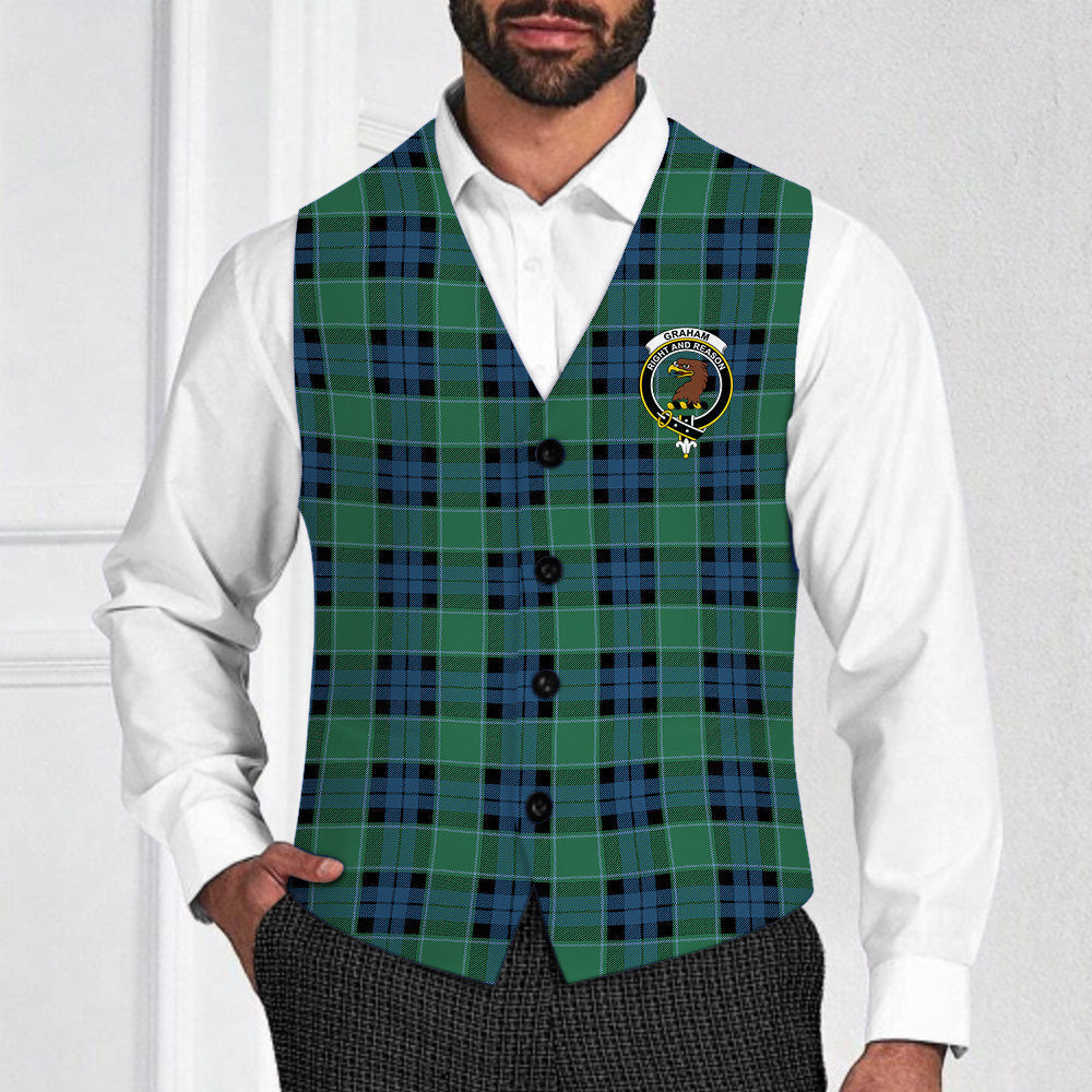 ScotsTee Shop Scottish Graham of Menteith Ancient Crest Tartan Waistcoat Sleeveless Suit Vest