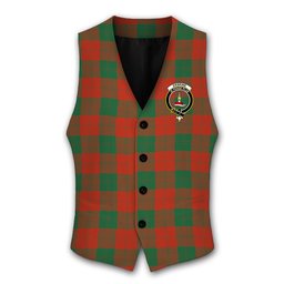 ScotsTee Shop Scottish Erskine Ancient Crest Tartan Waistcoat Sleeveless Suit Vest